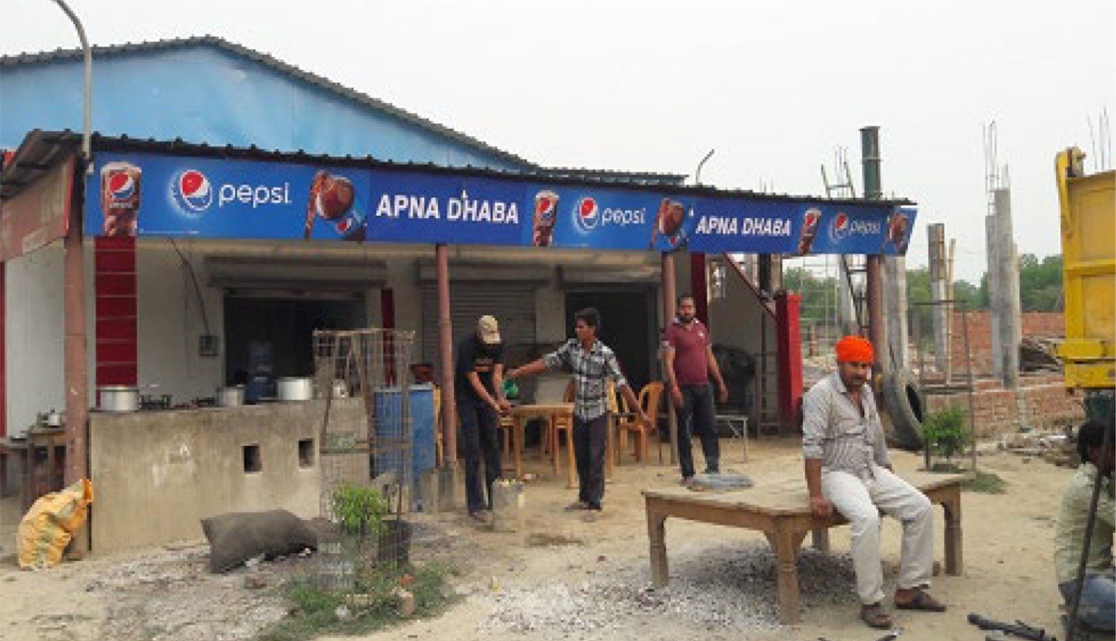 Dhaba Exterior Branding