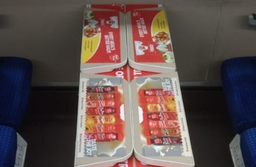 Food tray branding