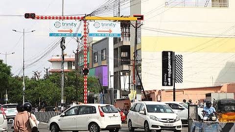 Traffic Junction Pole Advertising