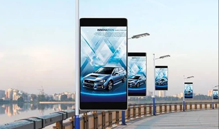 LED Pole Kiosk