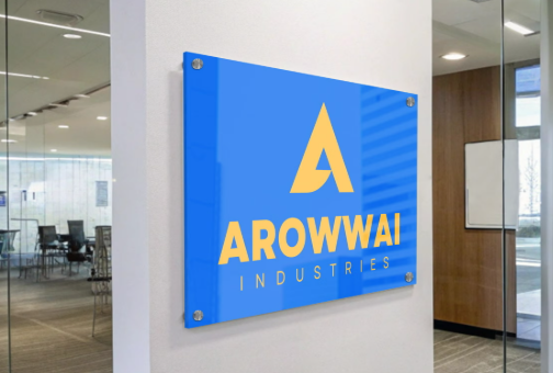 Acrylic Office Branding