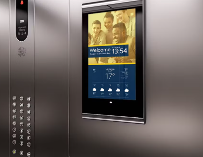 Digital Screens in Lifts